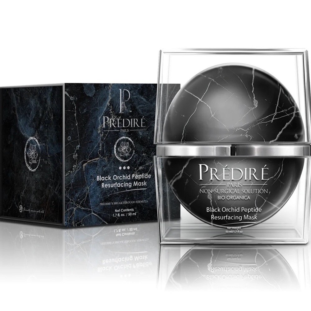 Prédiré Black Orchid Peptide Resurfacing Mask 
New in Sealed Box
